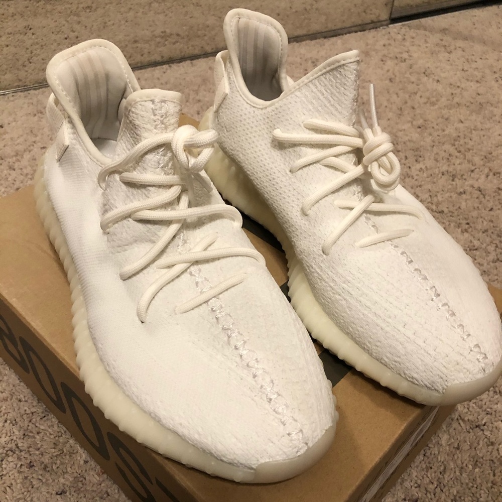 White OG yeezy boost V2  size 11 worn 3x max